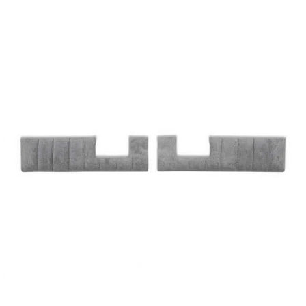 Brothers Trucks 05-383 Cloth Foamback Door Panel Inserts - Pair - Charcoal