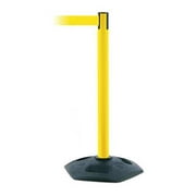 TENSABARRIER 886-35-STD-NO-Y5X-C Barrier Post w/ Belt,7-1/2 ft. L,Yellow