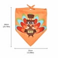 thumbnail image 3 of Thanksgiving Pet Bandana for Dogs and Cats Adjustable Holiday Scarf Soft Printtriangle Kerchief Bib Scarf Pet Party Costume Photo Props Accessories,1pack, 3 of 5