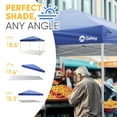 thumbnail image 7 of Sekey 10x10 Pop Up Canopy - One-Push Setup, 99% UV Blocking Instant Easy Up Canopy, Outdoor Sun Shelter for Camping, Parties, Events, Commercial Gazebo with 4 Weight Bags, Waterproof&Windproof, 7 of 7