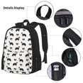 thumbnail image 3 of Disketp Border Collie Dog Mochila Estampada de Gran Capacidad con Lonchera y Estuche, Set de 3 Piezas para Estudiantes, 3 of 7