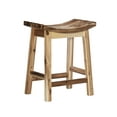 thumbnail image 5 of Linon Dale Saddle 24" Wood Counter Stool in Light Natural Brown, 5 of 10