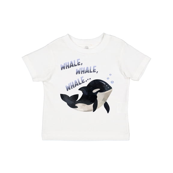 Inktastic Whale, Whale, Whale Cute Orca Pun Boys or Girls Toddler T-Shirt
