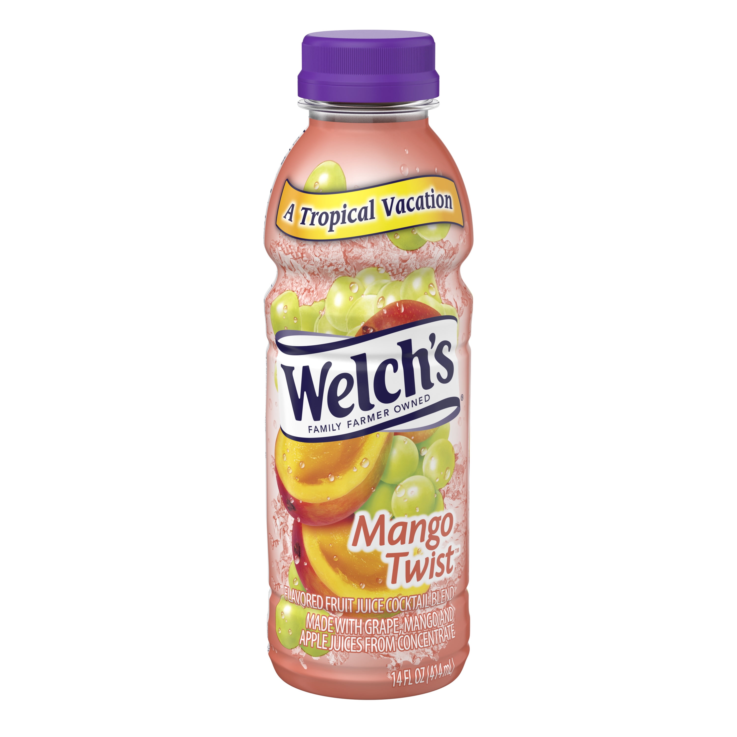 Welch's Mango Twist Juice Cocktail, 14 Fl Oz OnThe Go Bottle