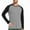 Gray, variant on Zylanna Men's Long Sleeve T-Shirts, Stretchy Activewear Crew Neck Solid Color Casual Tops for Sport Gray