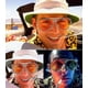 thumbnail image 3 of 3138 Shooter Style Vintage Aviation Sunglasses Metal Circle Brand Design Sun Glasses Oculos De Sol With Hood Boris, 3 of 5