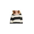 thumbnail image 3 of DKNY Women's Striped Sweater Black Size Small, 3 of 3