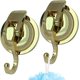 thumbnail image 3 of Shower Hooks for Indoor Shower | Suction Cup Hanger, Glass Suction Cup Wall Hook, Window Hanger - Removable Glass Suction Cup Hanger, No Punch, Very, 3 of 5