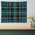 thumbnail image 3 of Traditional Blue Tartan Wall Tapestry 50"x60" Lightweight, Wrinkle-Resistant Hanging Blanket for Bedroom Living Room Decor, 3 of 6