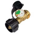 thumbnail image 1 of ARCADORA Jauge de Réservoir de Propane Adaptateur en Laiton QCC1 Interface Type1 pour Réservoir de 5-40 Lb Barbecue Gril VR Chauffage de Patio Réchaud de Camping, 1 of 11