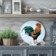 thumbnail image 4 of Juego de 4 plantillas de gallinas en capas con plumas de gallo para manualidades, 30 x 30 cm (11,8 x 11,8 pulgadas), reutilizables, con diseño de animales de granja., 4 of 9