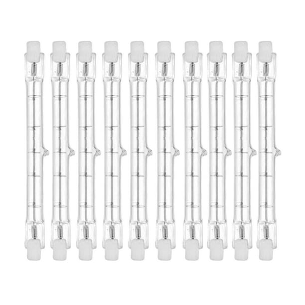 10 piezas de focos halógenos, bombillas de tubo, focos lineales para Estilo A