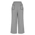 thumbnail image 5 of iHPH7 Barrel Sweatpants Women Casual Pants for Women Fall Outfits Athletic Pants for Women's Activewear Drawstring Pants Women Workout Pants Women Gray XXL, 5 of 6