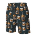 thumbnail image 4 of Honeii Shorts Décontractés pour Hommes à Imprimé Cigare avec Cordon de Serrage, Trunks de Bain Séchage Rapide Shorts de Plage-Petit, 4 of 6