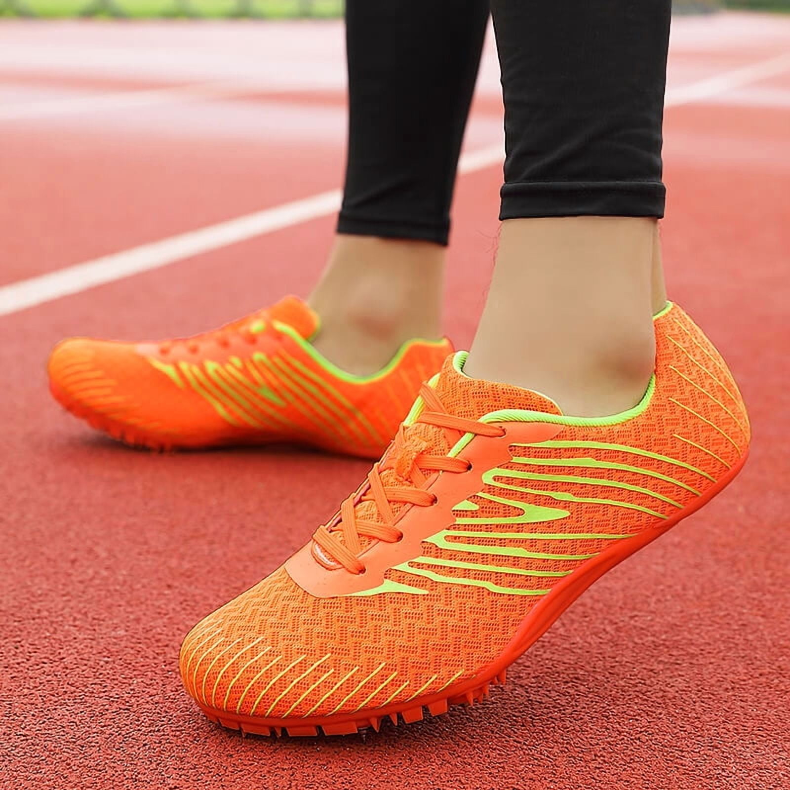 New Track and Field Shoes for Men Women Kids Boys Girls 8 Spikes Running Racing Shoes Professional Sprint Sport Sneakers