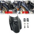 thumbnail image 2 of HSHDLDF Compatible avec BMW R1200GS R1250GS ADV LC R 1250 GS 2014-2021 Extension d'Aile avant de Moto Garde-Boue Extension Pare-Éclaboussures Enrouleur de Pneu, 2 of 6