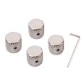 thumbnail image 1 of Silver 4 Pack Volume Control Knob Tone Knob Flat Control Knob, 1 of 5