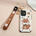 thumbnail image 6 of 1pc Cartoon Squirrel Pine Cone Keychain Cute Animal Key Ring Purse Bag Backpack Car Key Charm Accessory Women Gift, 6 of 6