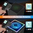 thumbnail image 2 of "Ventilador De Refrigeración Consola Para Xbox Series X Belug, Negro", 2 of 5