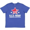 thumbnail image 3 of Inktastic Red Friday Remembering Everyone Deployed with Red American Flag Youth T-Shirt, 3 of 5