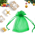 thumbnail image 3 of 100PCS Organza Gift Candy Sheer Bags Mesh Jewelry Pouches Drawstring Bulk for Wedding Party Favors Festival Christmas Valentine's Day, 3 of 6