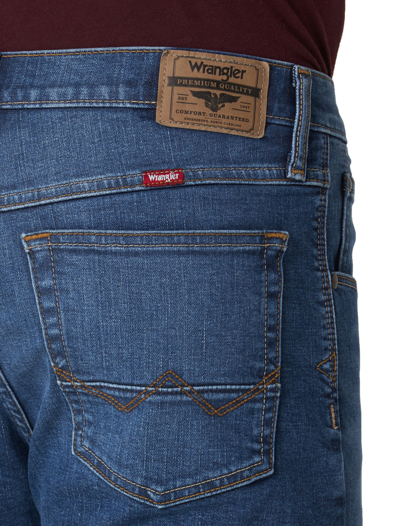 wrangler men's stretch jeans walmart