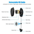 JZROCKER VR Cable Management Retractable Ceiling Pulley System For