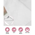 thumbnail image 6 of Black Dandelion Kitchen Dish Towels for Drying Dishes Set of 4, Country Modern Minimalist Flower Waffle Weave Microfiber Hand Tea Bathroom Towels Quick Dry & Absorbent Towel 15.7x23.6, 6 of 7