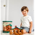 thumbnail image 3 of Juguete de construcción Basic Fun Lincoln Logs para 100 aniversario, 111 unidades, 3 of 6