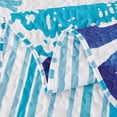 thumbnail image 6 of Evenhug Quilts 3-Piece King Bedding Set Coastal Animal Print Light Blue Coastal Quilt Set With Shams, 6 of 7