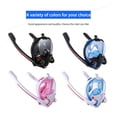 thumbnail image 6 of Snorkeling Mask Double Tube Silicone Full Dry Diving Mask Adult Swimming Mask Diving Goggles Self Contained Underwater Breathing ,Portable and lightweight, 6 of 7