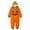 P-105Orange37, variant on MEZZALL Kids Pumpkin Theme Onesie For Halloween Day With Festive Pumpkin Cute Cartoon Long Sleeve Jumpsuit For Children Pajamas Loungewear
