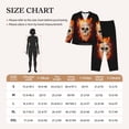thumbnail image 4 of Pajamas for Women Set - Satanic Skull Flames Darkness Comfy Long Sleeve Button Up Pajama Sets for Women 2 Piece, Soft Sleepwear Nightwear Pjs Lounge Sets for Women with Pockets, 4 of 6