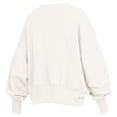 thumbnail image 3 of Women's Pressbox Cream Texas Longhorns Chelsea Oversized Pullover Sweatshirt, 3 of 3
