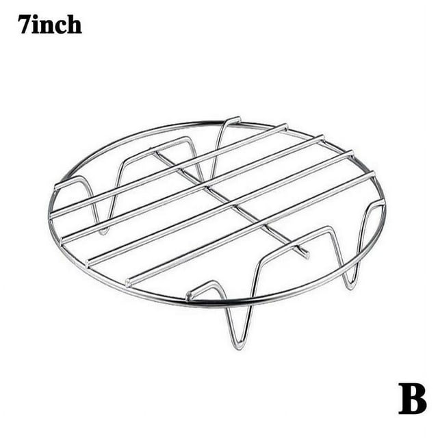 Fryer Rack Set Multi-Purpose Double Layer Rack with Skewer For Fixture Power Accessories Airfryer