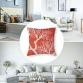 thumbnail image 5 of TIAOTIAOHOU Ocean Coral Tropical Sea Coral Reef Nature Plush Pillowcase Set of 2 White, 5 of 7