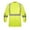 Yellow, variant on High Visibility Fluorescent Safety T-Shirt - Full Sleeve - 100% Polyester (Small, Yellow)