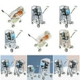 thumbnail image 2 of Baby Strollers Rain Guard Clear Pram Cart Shade Easy Folding Protector Case for Travel & Shopping, 2 of 8