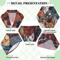 thumbnail image 5 of Women Silk Pajama Sets Causal Outings Fashion He Purrfect Playmates Pattern Home, 5 of 7