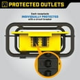 thumbnail image 4 of Champion Power Equipment Yellow 19.10" x 15.90" x 10.00", Steel Portable Electrical Distribution Box, 4 of 14