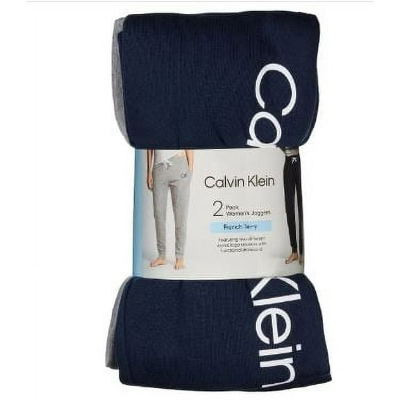 Calvin Klein Ladies' Joggers, 2-pack (Medium Blue)