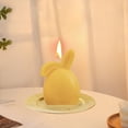 thumbnail image 4 of Velas de conejito de Pascua, velas vintage de primavera con lazo de soja sin humo, velas hechas a mano para decorar tartas de baby shower, decoraciones para bodas, festivales y fiestas., 4 of 6