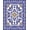 Blue, Pattern 2, variant on ODIKA 5x7 Machine Washable Non-Slip Area Rug, Interlocking Latticework Trellis with Stylized Leaf Details High Traffic Rug, Brown, 562909