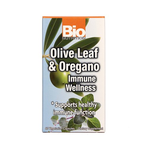 Bio Nutrition Olive Leaf And Oregano Immune Wellness Vegetarian