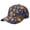 Retro Abst, variant on Snowflake Decorated Baseball Cap - Emperor Penguin Print Adjustable Snapback Outdoor Hiking Hat