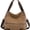 Brown, variant on Sunyuer Women Canvas Tote Bag Travel Shoulder Bag Large Capacity Crossbody Top Handle Fashion Handbags