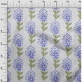 thumbnail image 3 of oneOone Cotton Silk Violet Fabric Asian Block Floral Craft Projects Decor Fabric Printed By The Yard 42 Inch Wide, 3 of 4