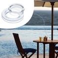 thumbnail image 3 of Juego De 3 Tapones Y Tapas Para Anillos Con Orificios Para Sombrilla Para Mesa De Patio, 2 Pulgadas, Transparente, 3 of 8