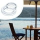 thumbnail image 3 of Juego de 2 tapones y tapas para orificios de sombrilla para mesa de patio, transparente, 2 pulgadas , 2 piezas, 3 of 9
