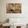 thumbnail image 2 of Elephant Stock Sophisticated Crystal Chandelier Wall Art - Horizontal Canvas Wall Art - Living Room Wall Decor - Decor Elements Canvas - Orange And Brown Decor - 39" x 26", 2 of 8
